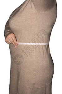 女人测量腰围测量腰围图片