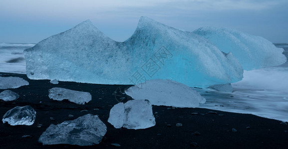 冰岛Joekulsarlon钻石海滩Iceb图片