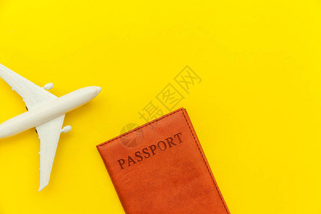 乘飞机度假夏季周末海上冒险之旅行票旅游概念图片