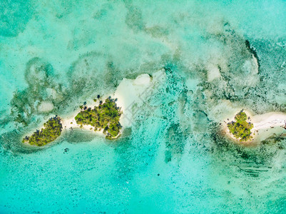 鸟瞰班亚克群岛苏门答腊热带群岛印度尼西亚高清图片