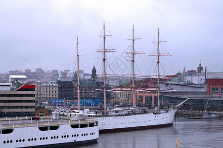 老船在哥德堡瑞典图片