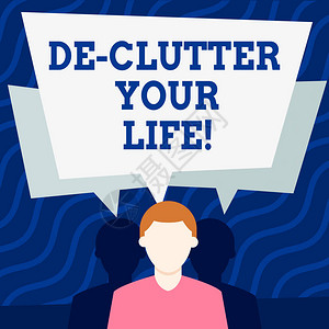 DeClutteryourlife的写作笔记消除乱七八糟的商业概念组织起来背景图片