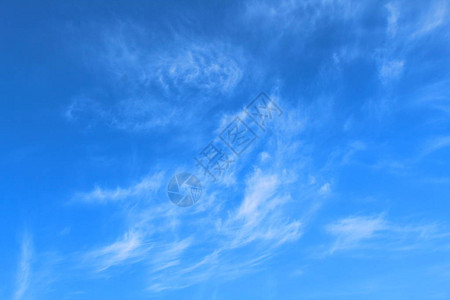 蓝天的云层图片