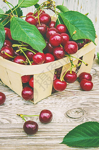红樱桃选择重点食品图片