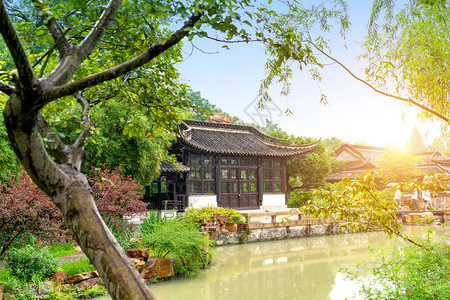 古典庭院扬州图片