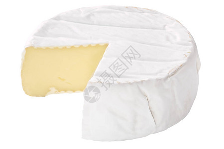 卡门培尔干酪或布里软熟干酪带白霉图片
