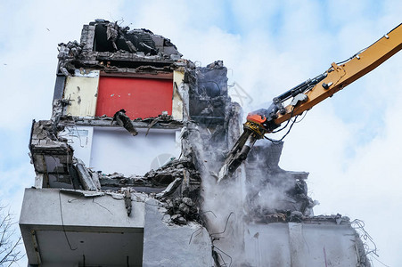 房屋建筑物拆除图片