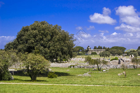 意大利Paestum考古遗址的图片