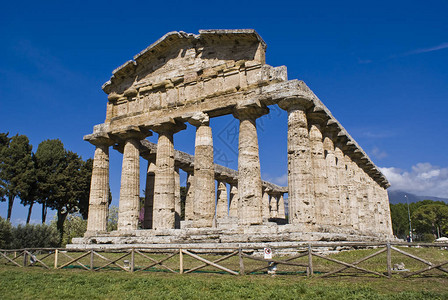 意大利Paestum考古遗址Athena图片