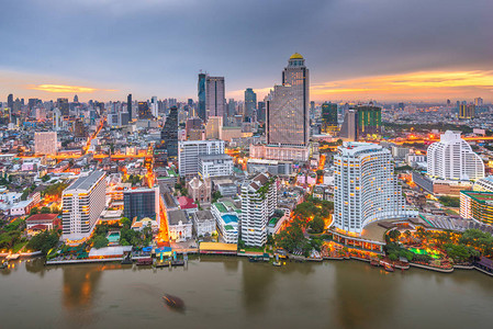 曼谷泰国城市景色图片