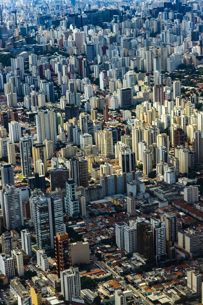 一个大城市的空中景象圣保图片