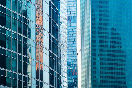 摩天大楼反射楼摘要图片