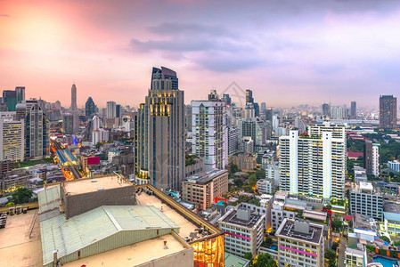 曼谷泰国城市天际线图片