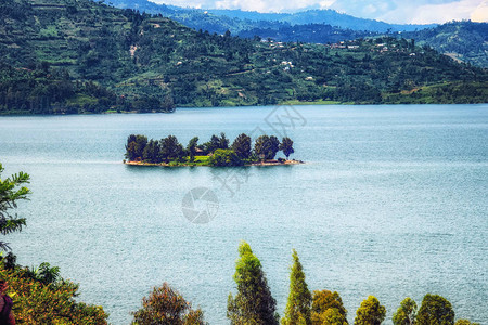 基伍湖是非洲大湖区最大的湖泊之图片