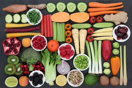 为素食者和素食者提供的大型超级健康食品系列图片