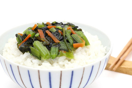 野泽菜日式米饭图片