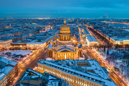 伊萨克大教堂在俄罗斯圣彼得堡的建筑物图片