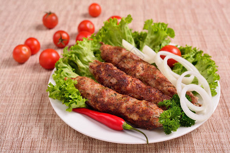 Lulakebab是阿拉伯传统菜肉图片