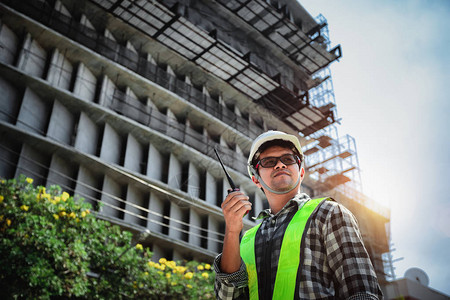 建筑工地或高楼大建筑工地的土图片