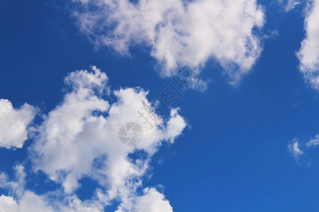 蓝天白云纹理背景图片