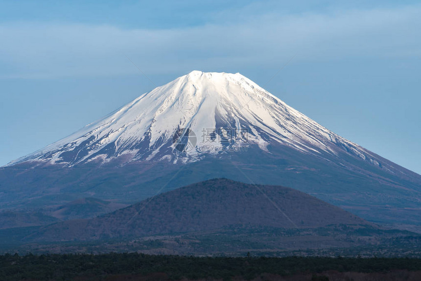 世界遗产富士山或富士山图片