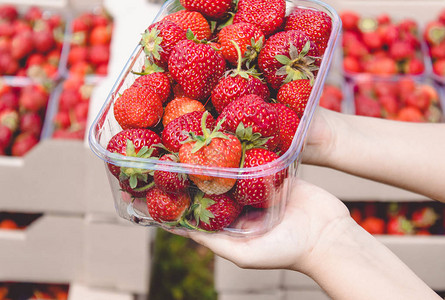 新鲜多汁草莓维他命健康食品营养维图片