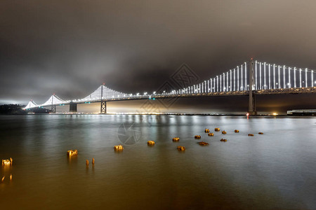旧金山港湾桥全景图片
