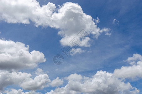 美丽的蓝天与云彩背景图片