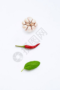 植物和香料圣烤肉辣椒和大蒜图片