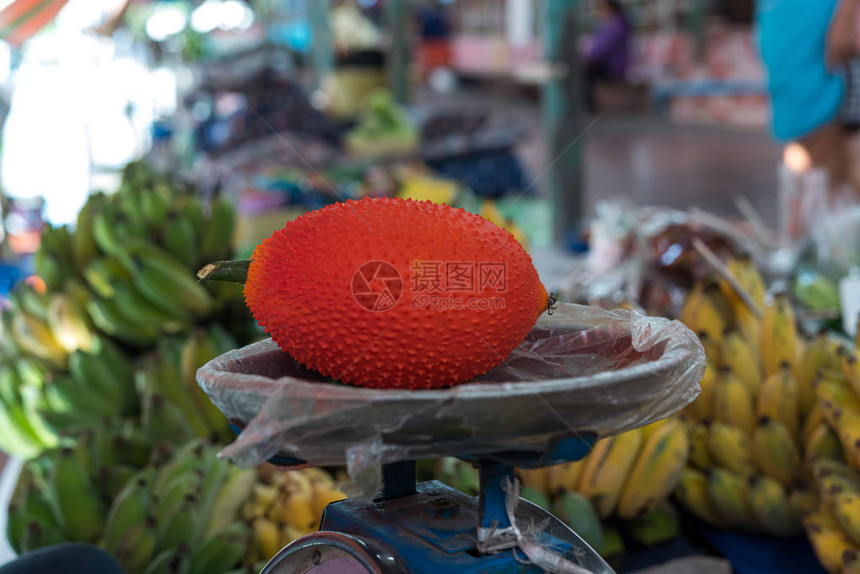 是市场上的泰国异蔬菜异国蔬菜可以在泰国街头食品和蔬菜图片