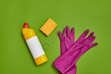 现代清洁剂和清洁配件图片