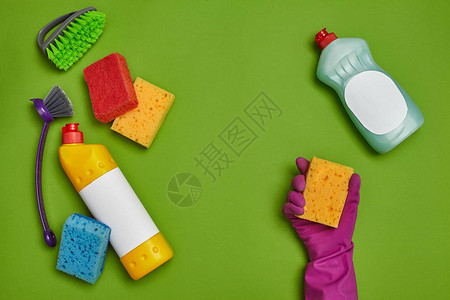 现代洗涤剂和清洁配件图片