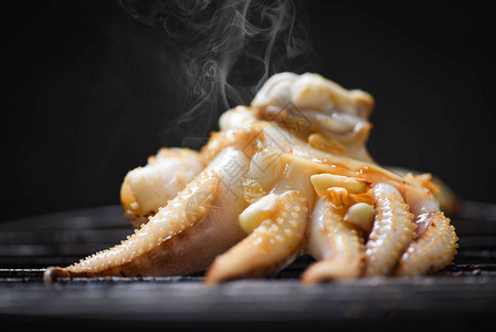 烤章鱼烧烤海鲜烧烤图片