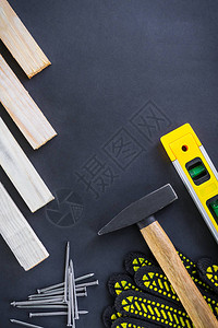 木工和配件的专业工具图片