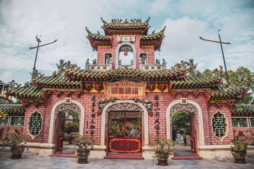 会安是越南中部海岸的一座城市图片