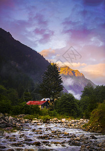 Berchtesgadener传统的假期高清图片