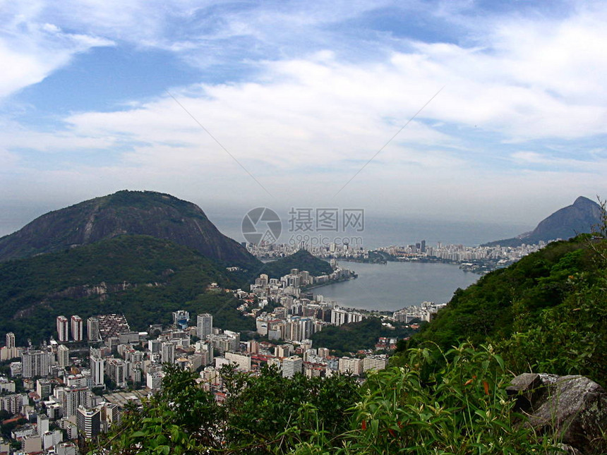 里约热内卢城市湖和图片