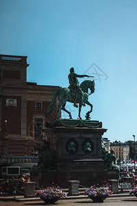 瑞典国王古斯塔夫二世在瑞典斯德哥尔摩图片