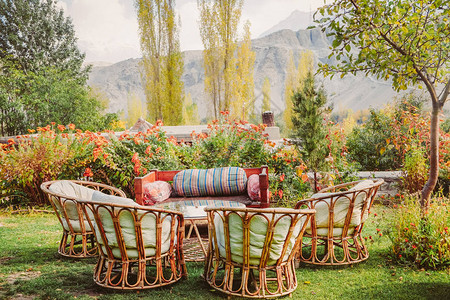 Baltistan的生态式花园图片