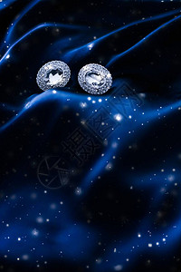 珠宝品牌圣诞购物和新年礼物概念背景图片