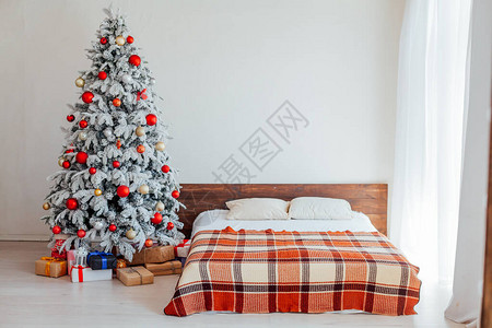 圣诞节室内卧室房子图片