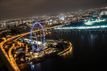从天文台新加坡观看MarinaBayS图片