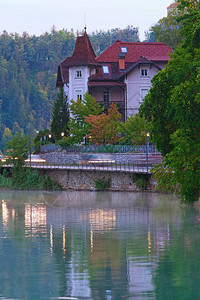 斯洛文尼亚西北部上卡尼奥兰地区Bled湖图片