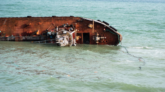 生态灾难油轮坠毁和搁浅海洋石油图片