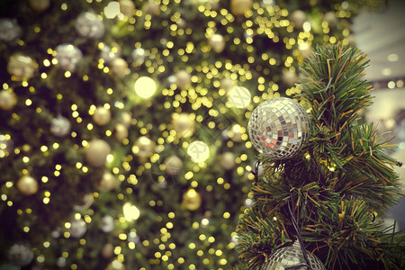 装饰圣诞树背景模图片