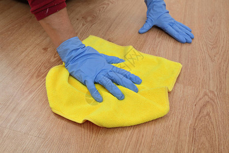 地板脱压清洗用抹布手图片