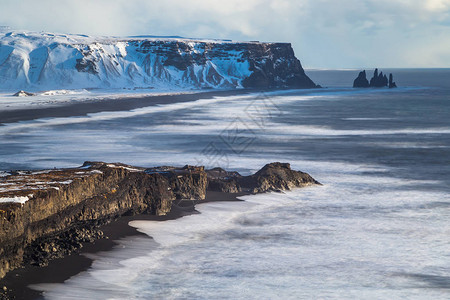 冰岛维克冰岛的冬天图片