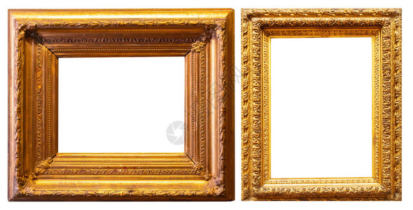 金色复古董相框图片