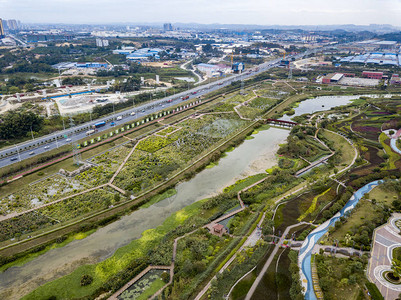 原河湿地公园图片