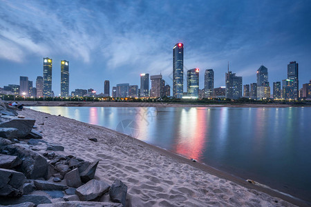 江西省南昌市中心夜景图片